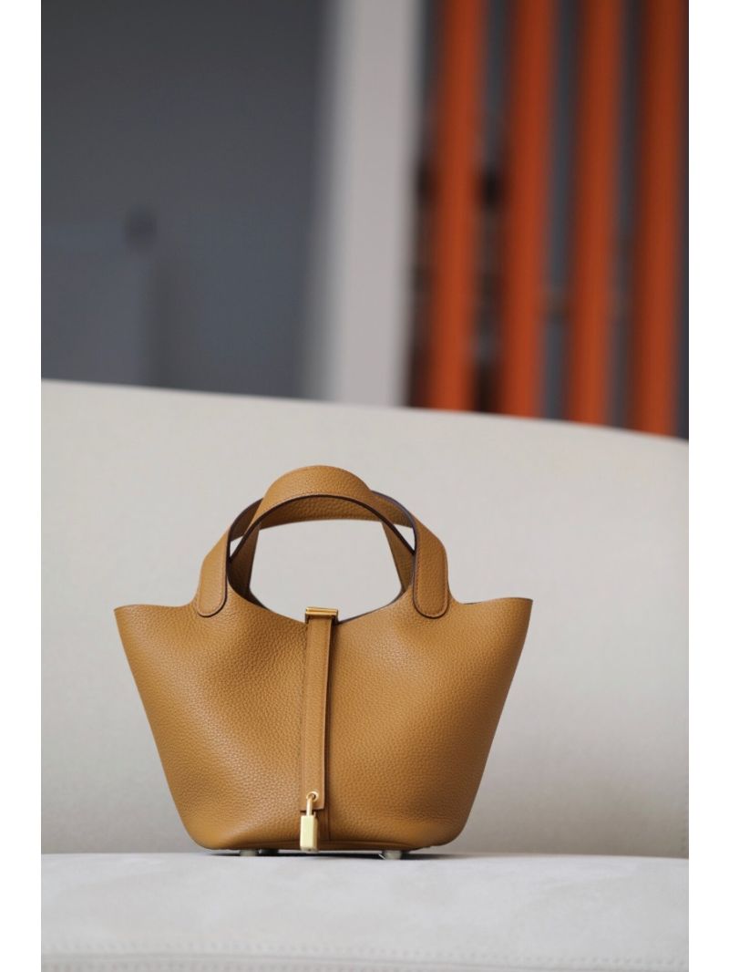 Hermes Picotin Lock bag Sesame Clemence leather