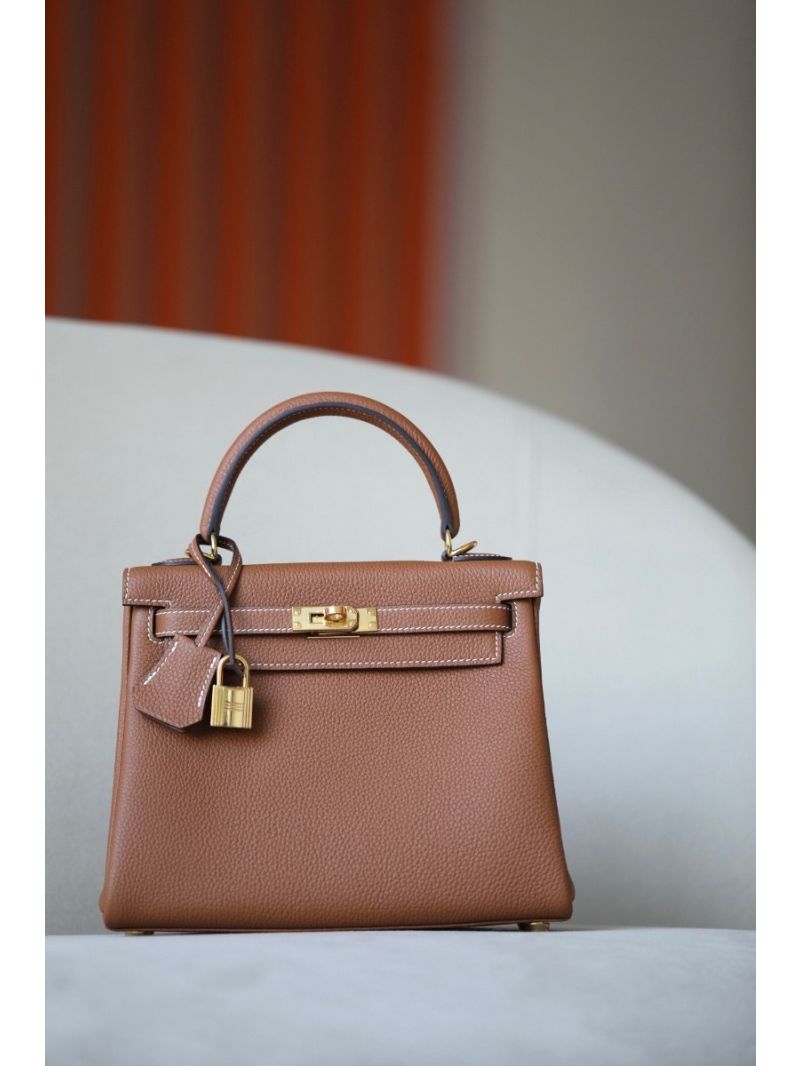 Hermes Kelly Togo Brown Bag