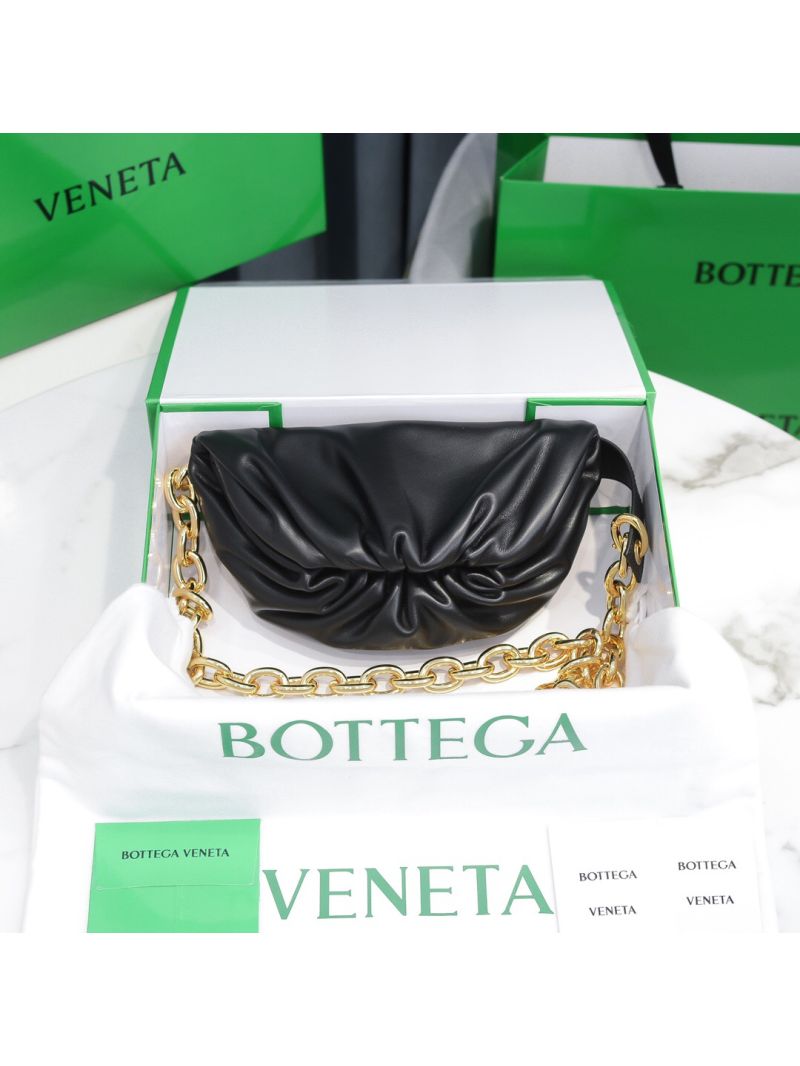 Bottega Veneta BV The Belt Chain Pouch 651445 Black