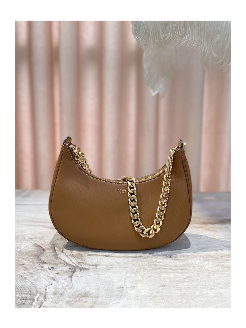 Celine Medium Ava Chain In Smooth Calfskin 199583 Tan