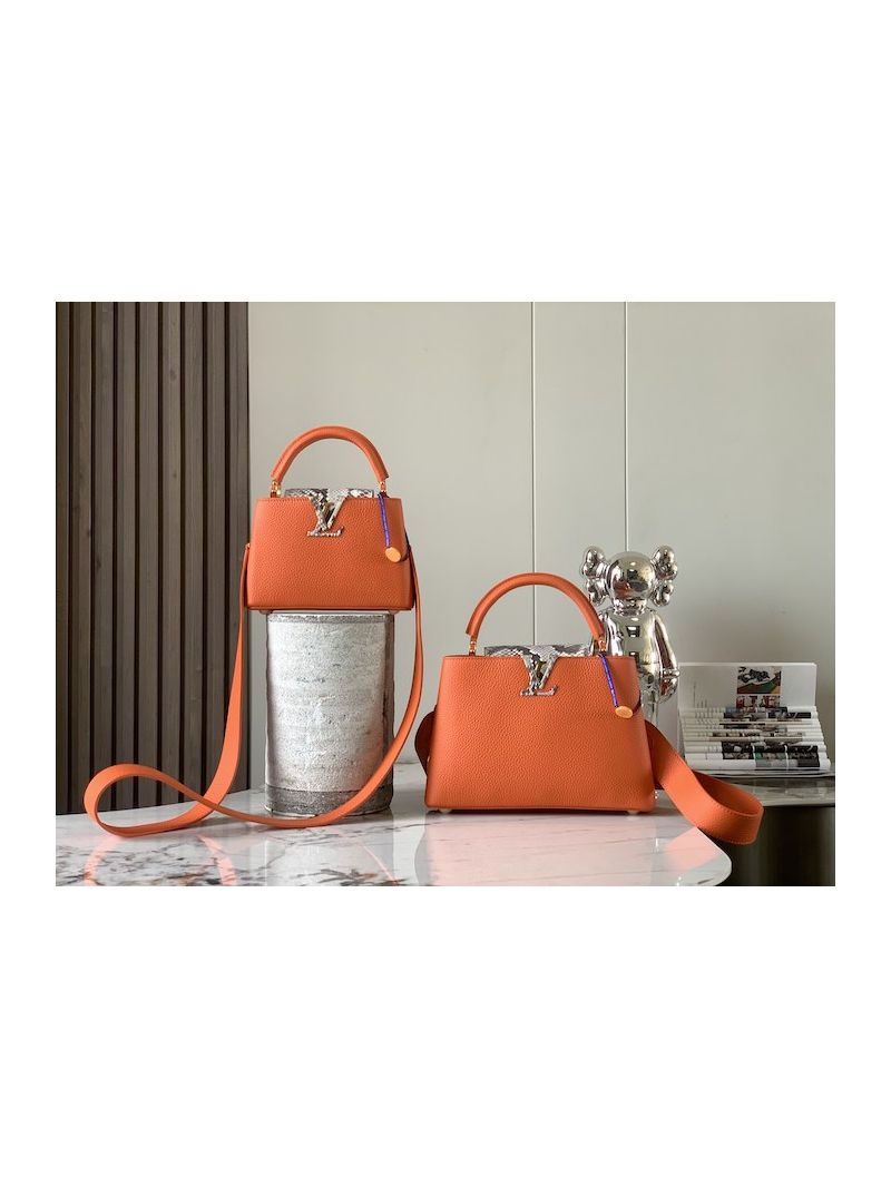 Louis Vuitton Capucines Mini/ BB N81210 Topaz Orange