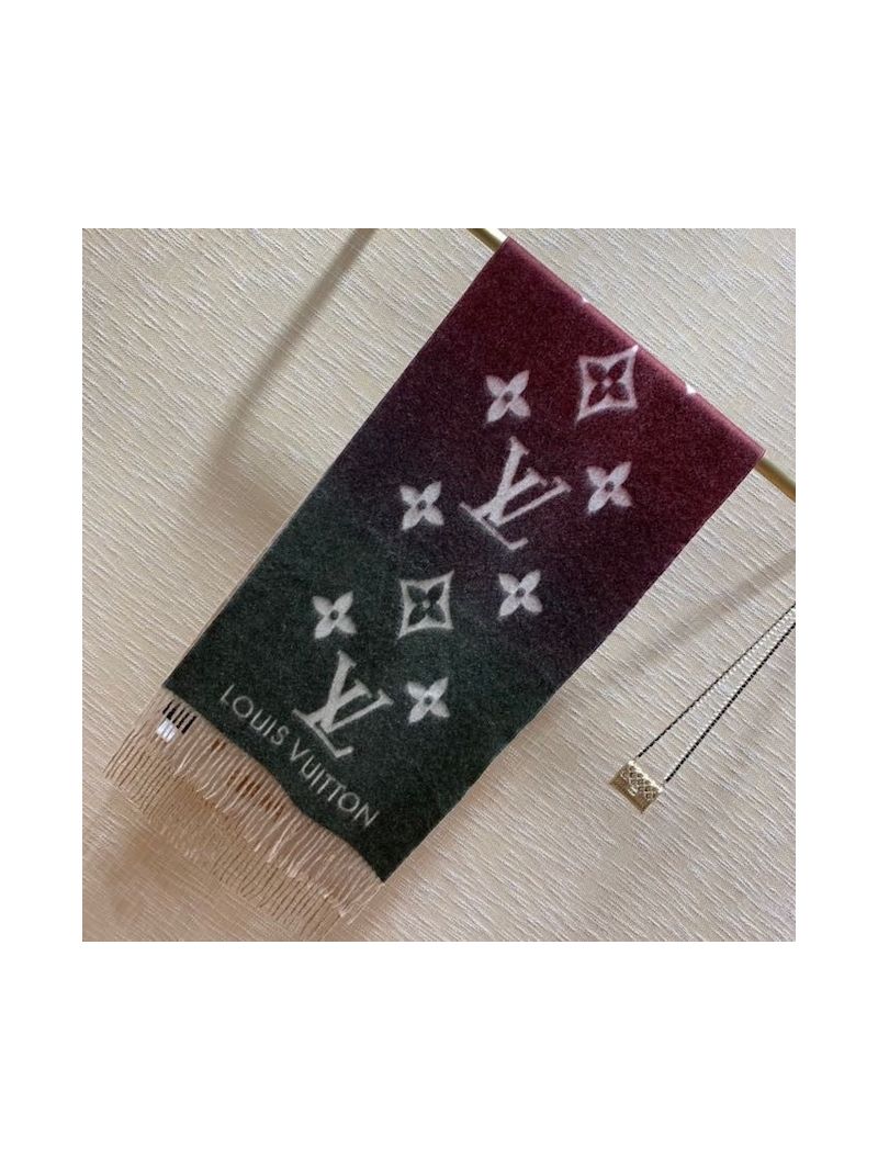 Louis Vuitton LV Reykjavik Gradient Scarf M77375 Khaki