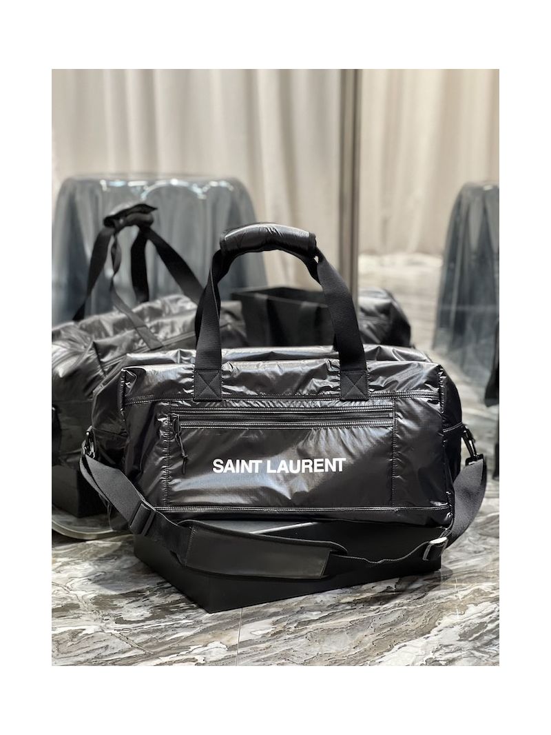YSL Saint Laurent Nuxx Duffle In Nylon 581374 Black