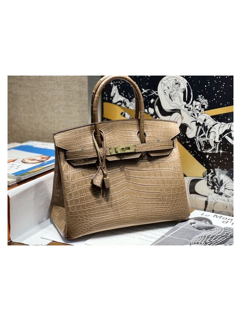 Hermes Birkin Matte Alligator Leather Etude