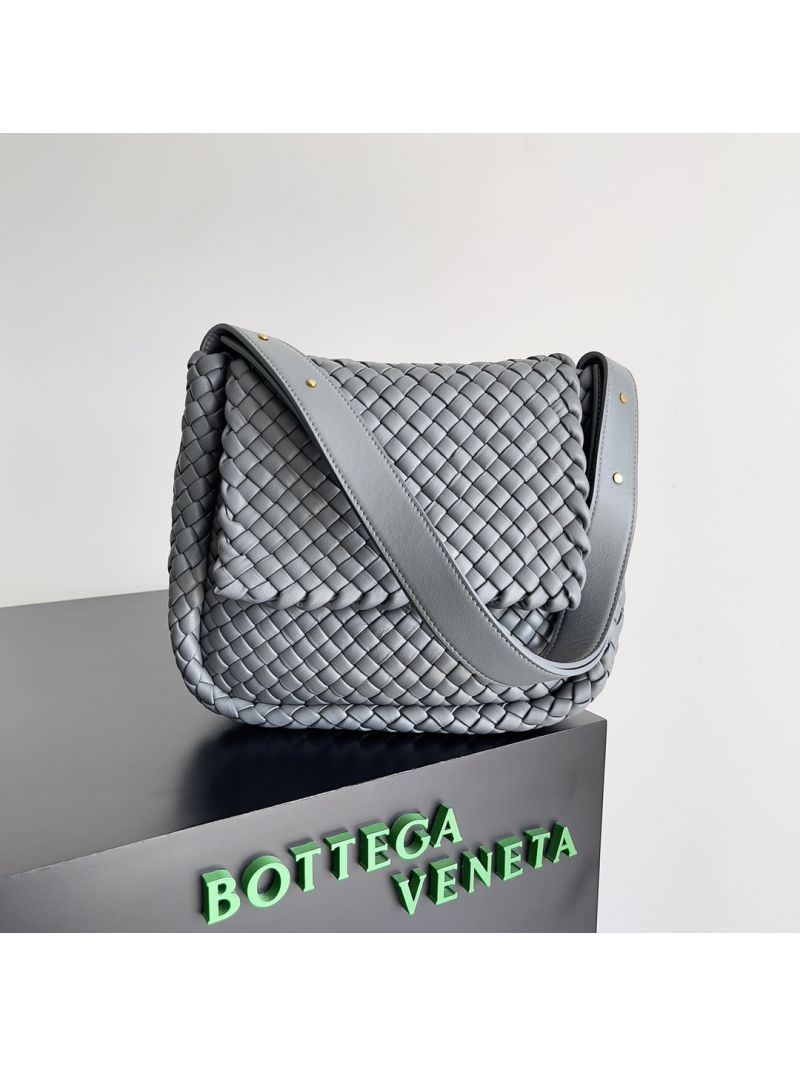 Bottega Veneta BV Small Cobble Shoulder Bag 766783 Thunder