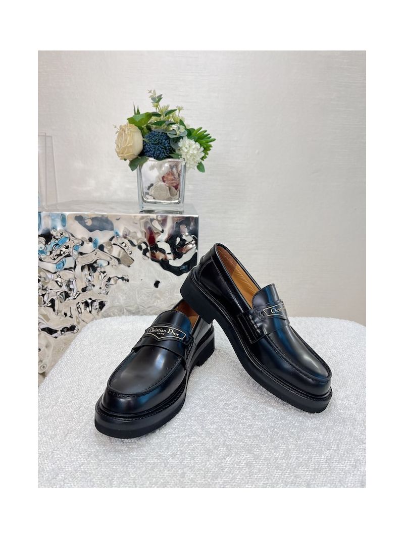 Dior Boy Loafer Black Brushed Calfskin KDB759