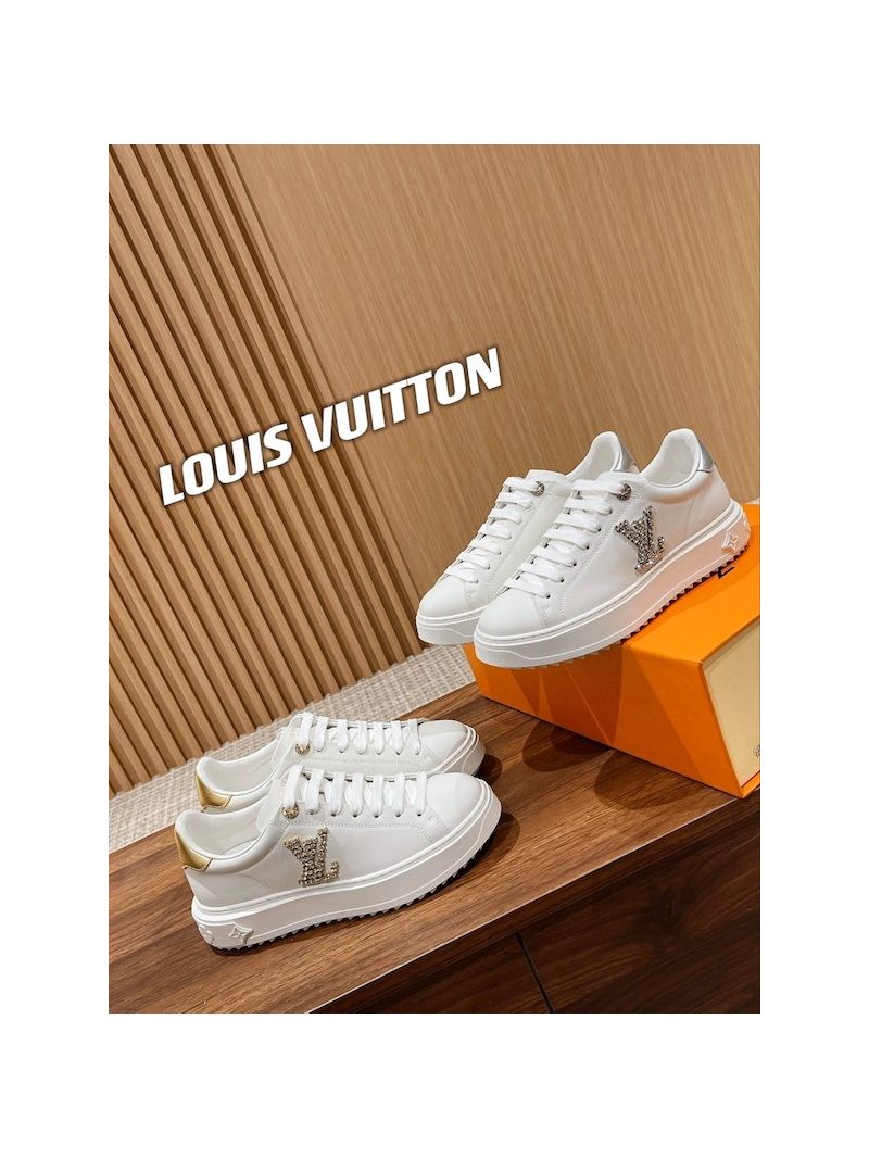 Louis Vuitton LV Time Out Sneaker 1AAW10 Gold