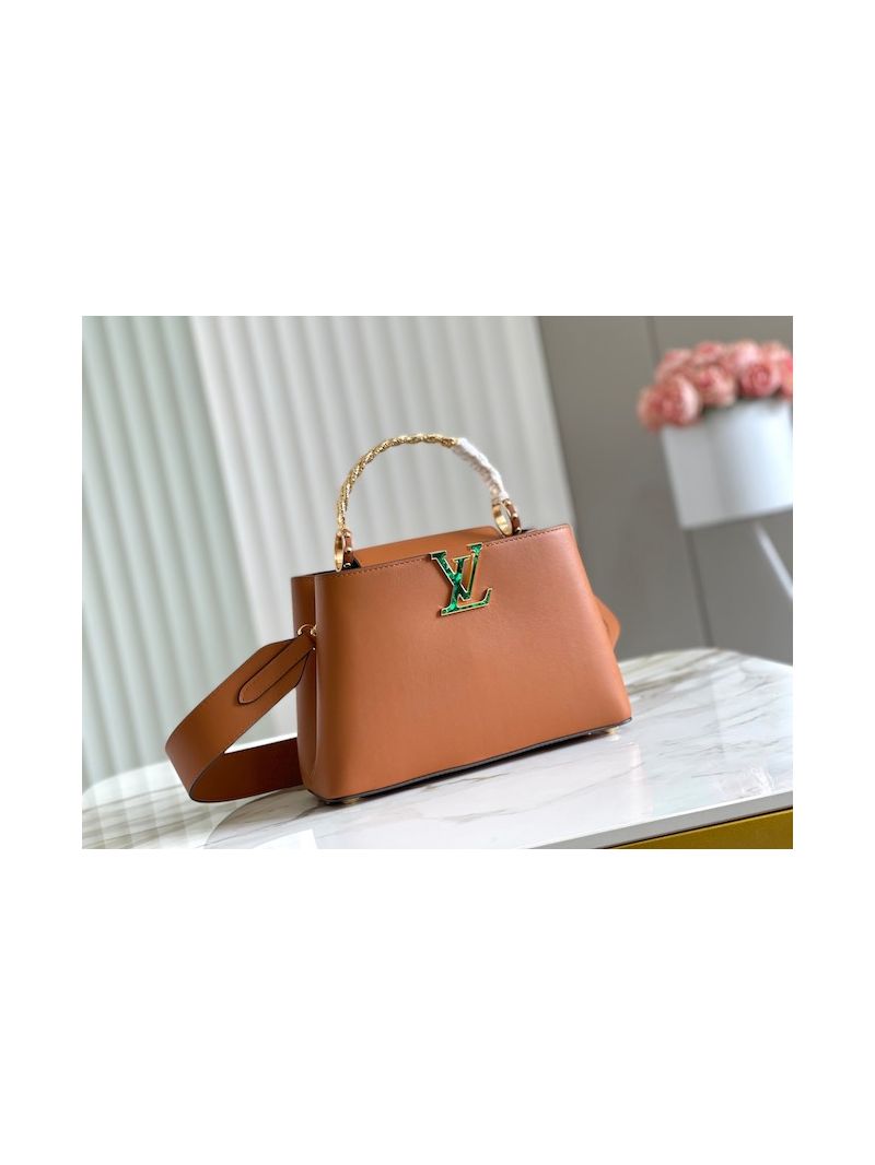 Louis Vuitton LV Capucines with Smooth Leather BB M21258 Tan Colour