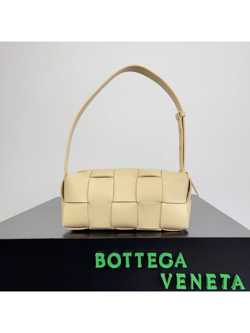 Bottega Veneta BV Small Brick Cassette Calfskin 729251 Ice Cream