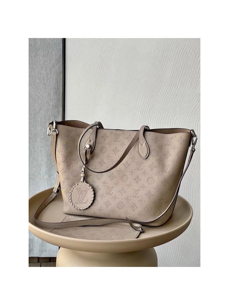 Louis Vuitton LV Blossom MM Mahina Calfskin M21851 Galet