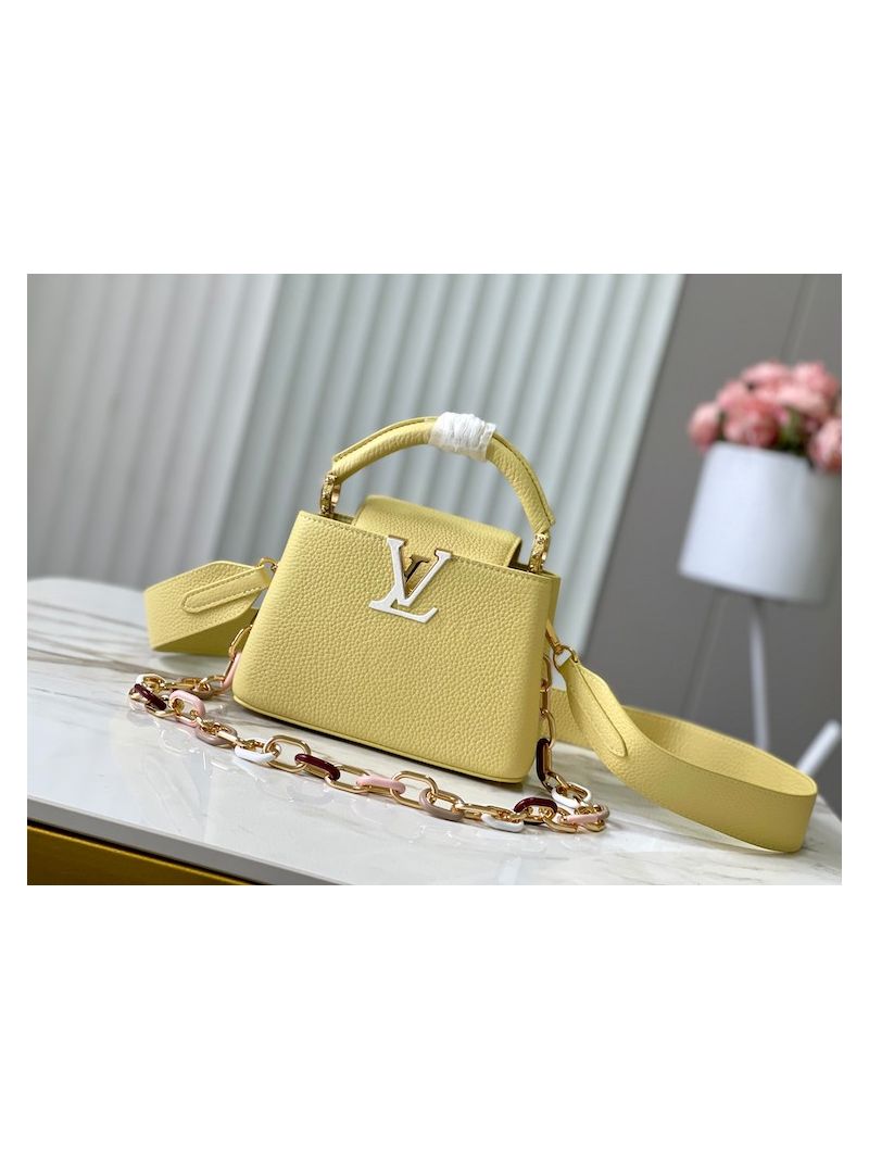 Louis Vuitton Capucines Mini BB MM M21641 Yellow