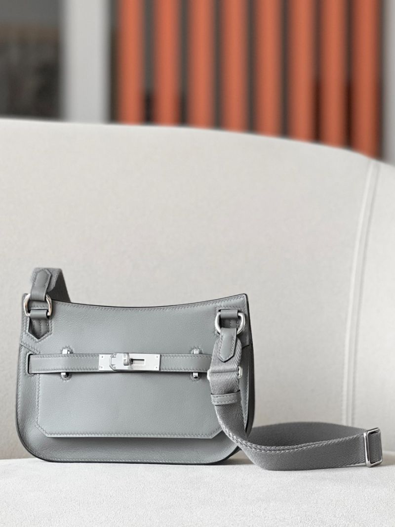 Hermes Jypsiere Mini 23 28 31 Bag Swift Leather 0L Gris Meyer