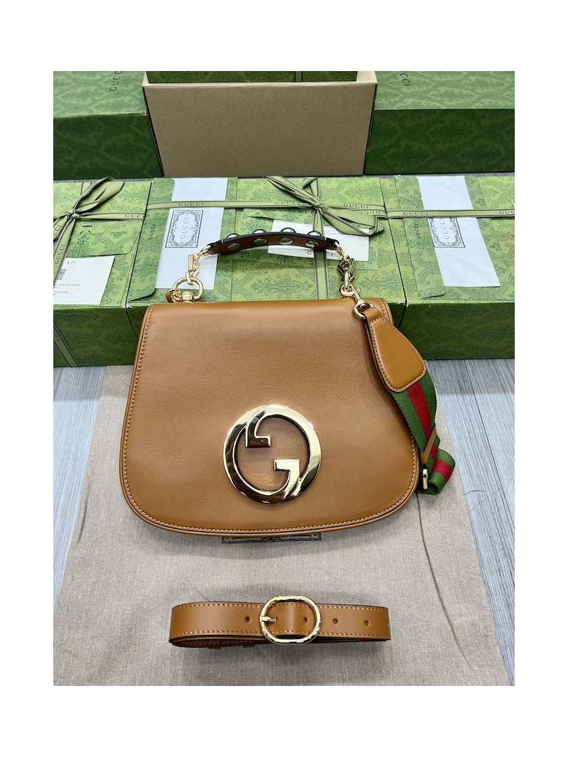 Gucci GG Blondie Top Handle Bag 721172 Cuir