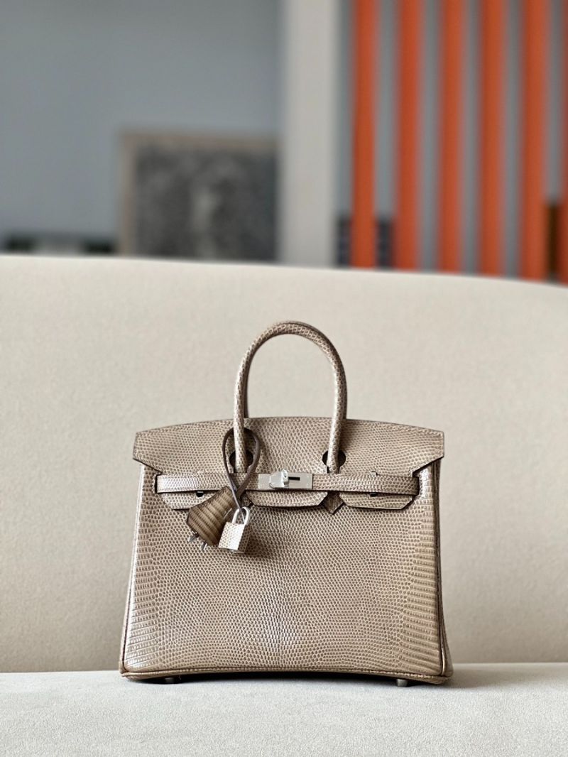 Hermes Birkin Lizard Leather in CC17 Clay