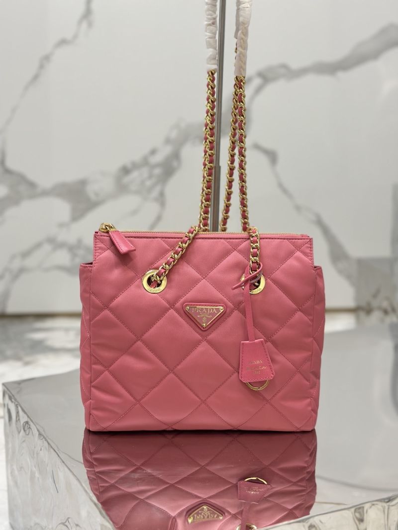 Prada Re-Edition 1995 Chaîne Re-Nylon tote bag 1BG468 Pink