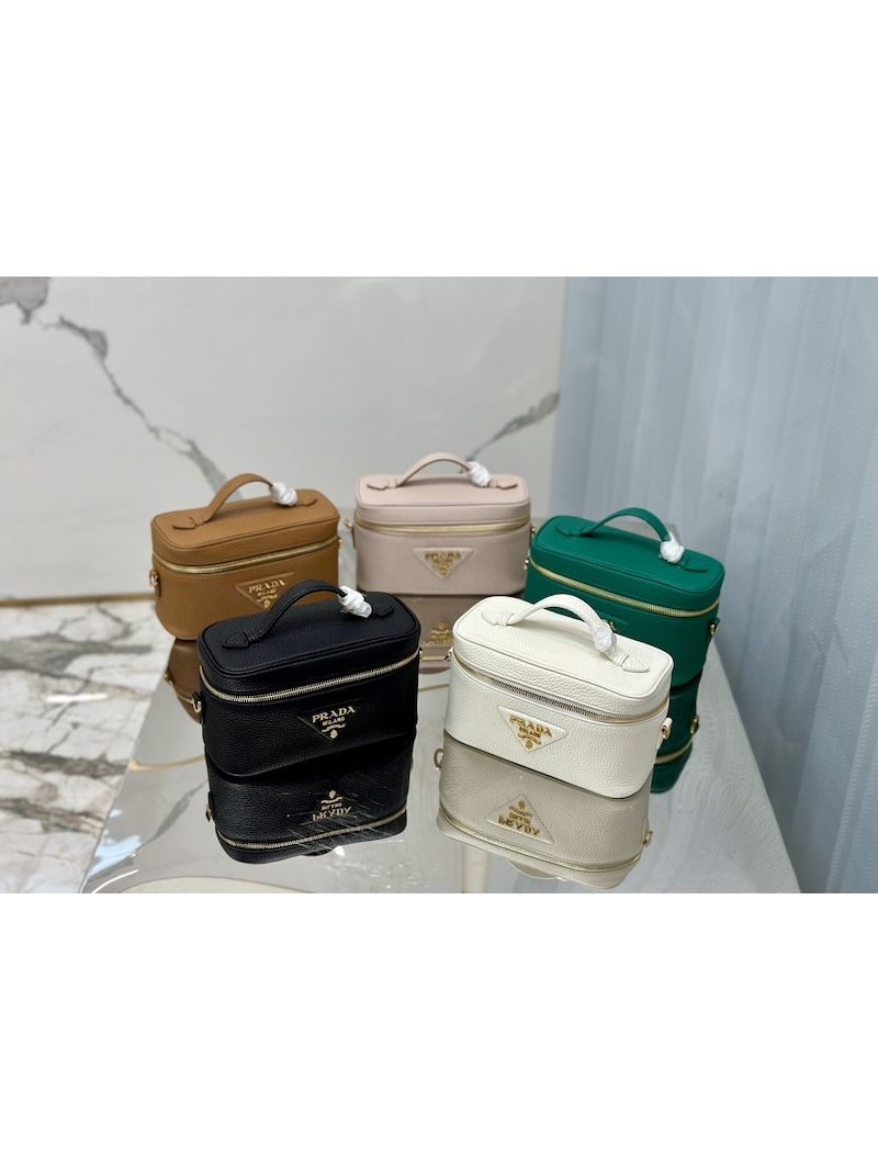 Prada Leather mini-bag 1BH202 White