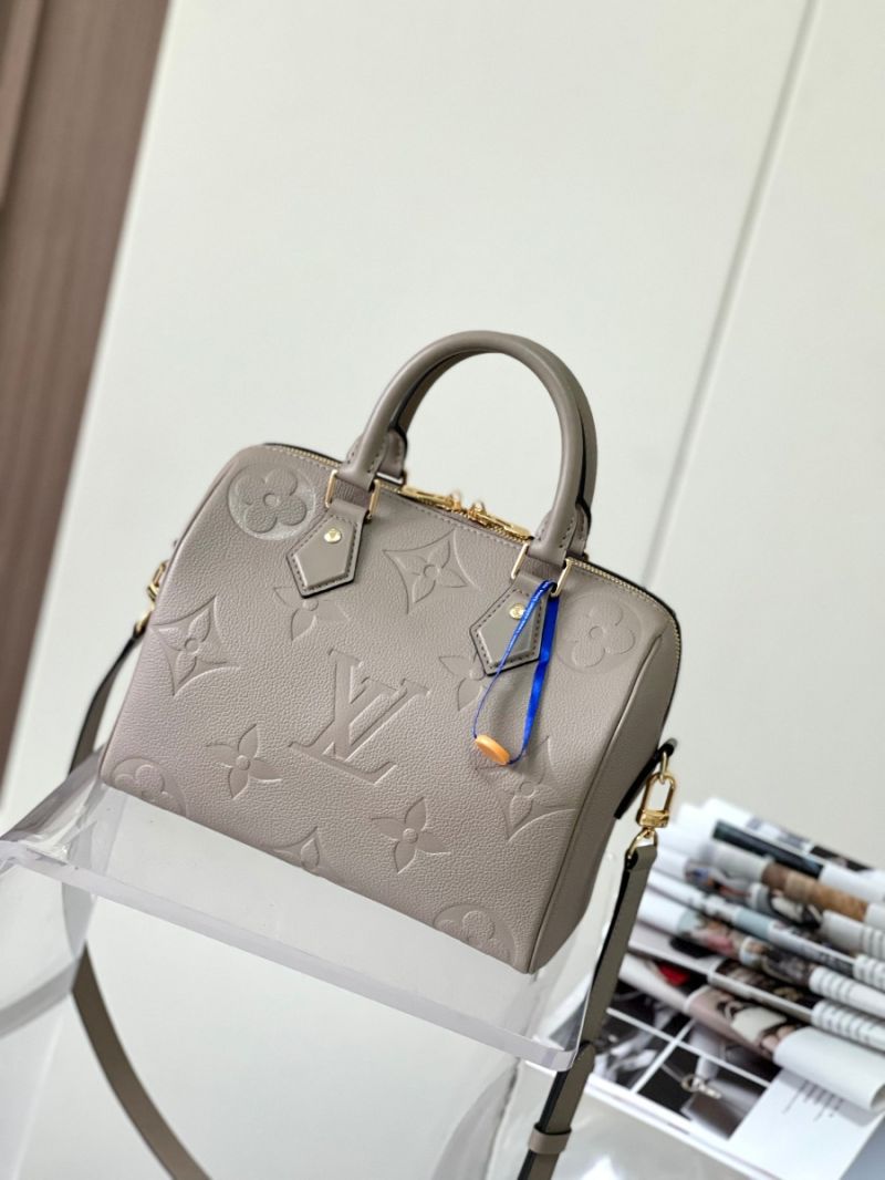 Louis Vuitton LV Speedy Bandoulière 25cm Monogram Empreinte M59273 Tourterelle