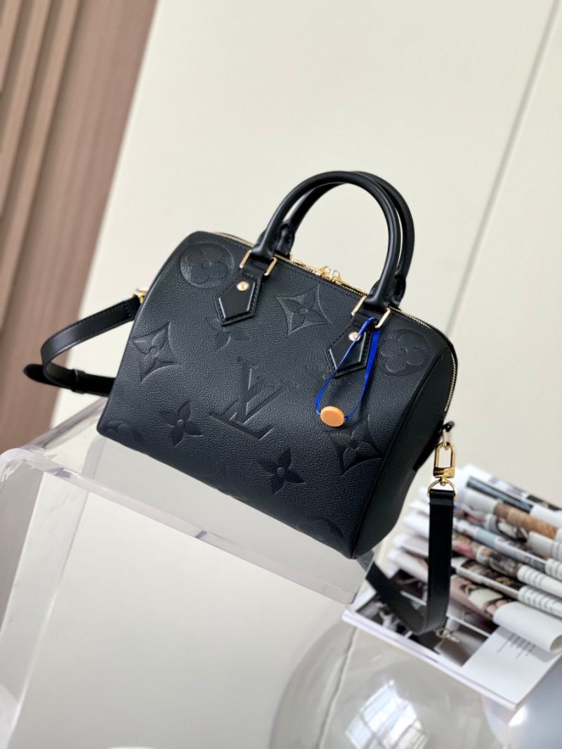 Louis Vuitton LV Speedy Bandoulière 25cm Monogram Empreinte M59273 Black