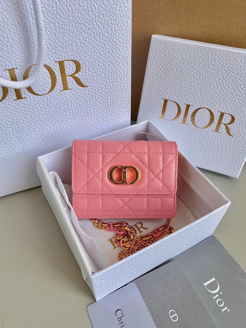 Dior Miss Caro Micro Bag Light Pink Macrocannage Lambskin S5170U