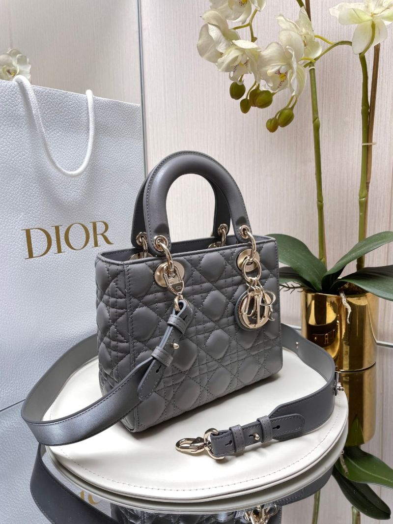 Dior My ABCdior Lady Dior Bag Lambskin M0538 Gray