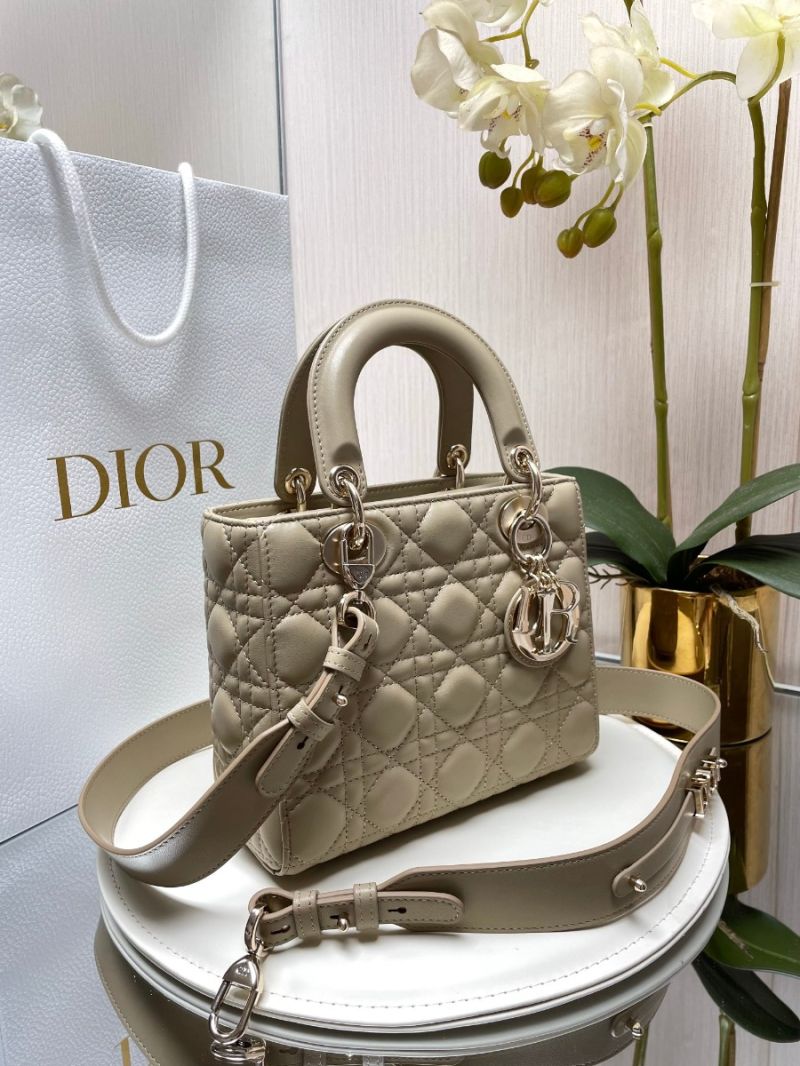 Dior My ABCdior Lady Dior Bag Lambskin M0538 Natural