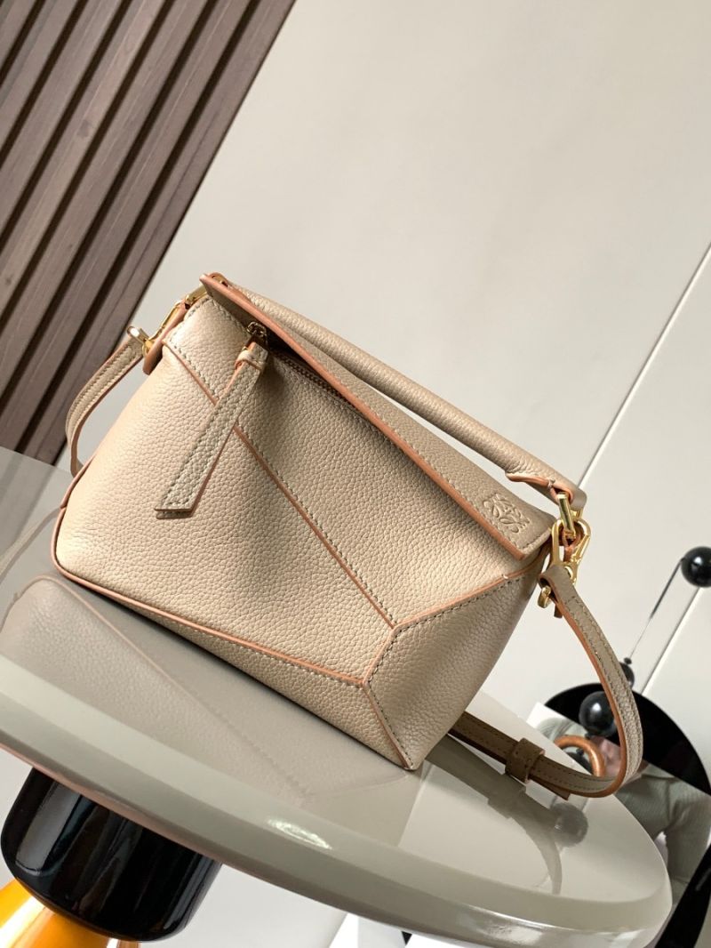 Loewe Mini Puzzle bag in soft grained calfskin A510P88 Sand