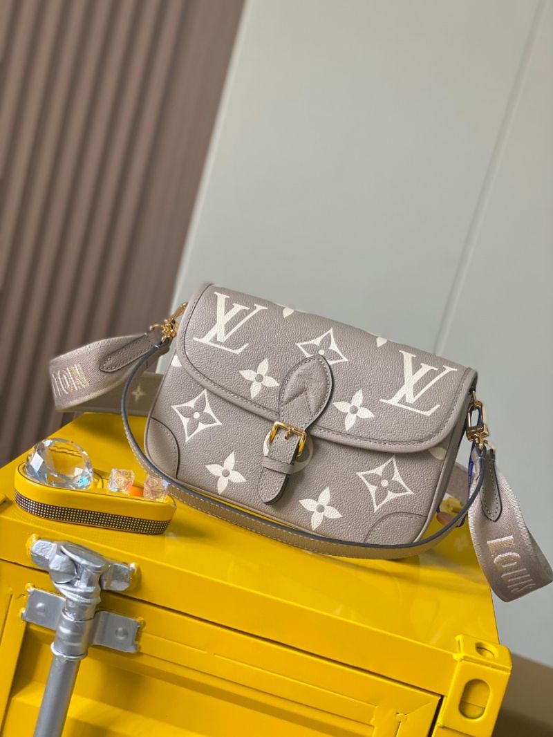Louis Vuitton LV Diane in Mongram Empreinte Leather M46386 Dove Grey
