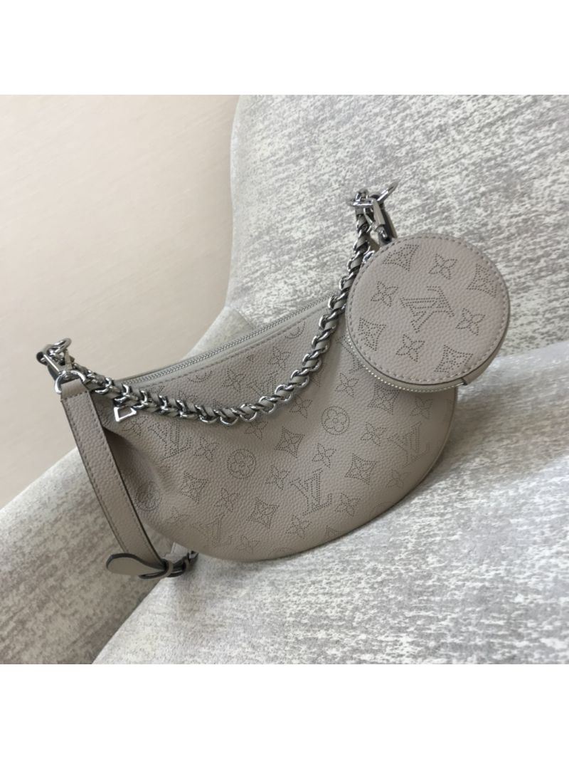 Louis Vuitton LV Baia PM Perforated Mahina calfskin M22819 Galet