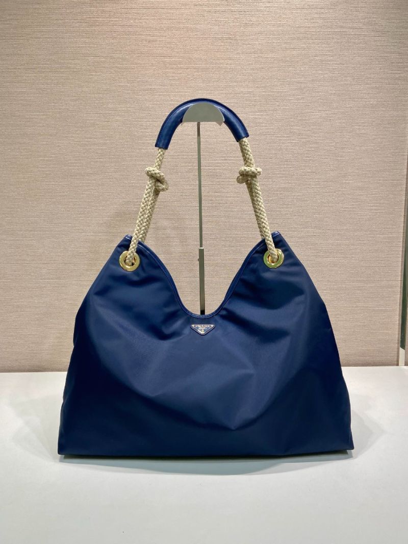Prada Mariner large Re-Nylon shoulder bag 1BC244 Blue