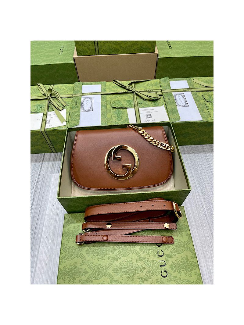 Gucci Blondie shoulder bag Cuir leather 699268 