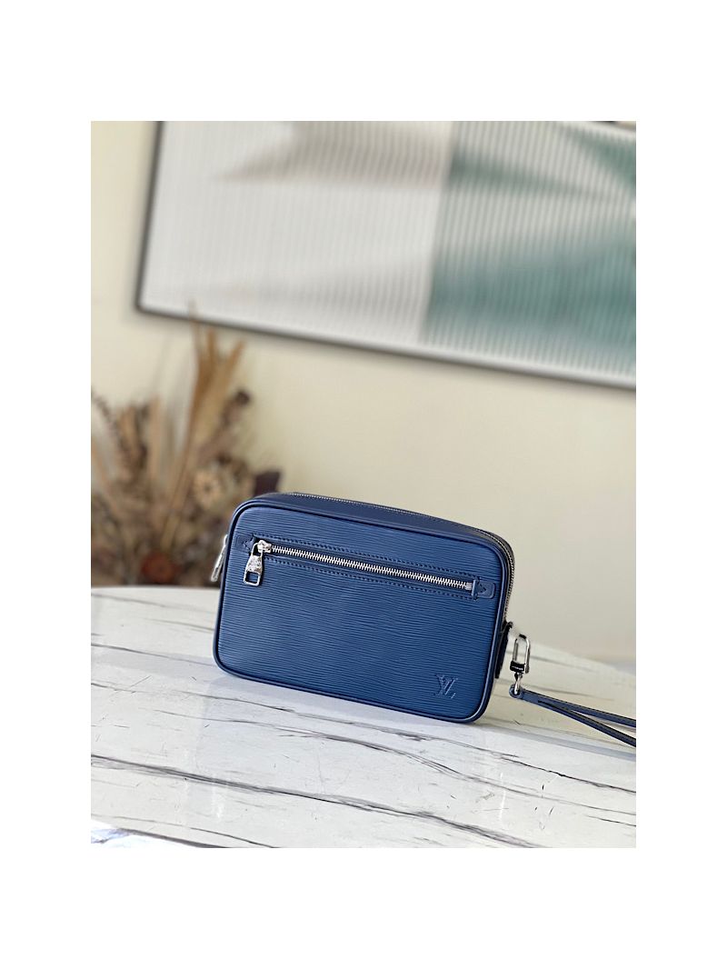 Louis Vuitton Kasai Clutch Epi Leather N41664 Blue