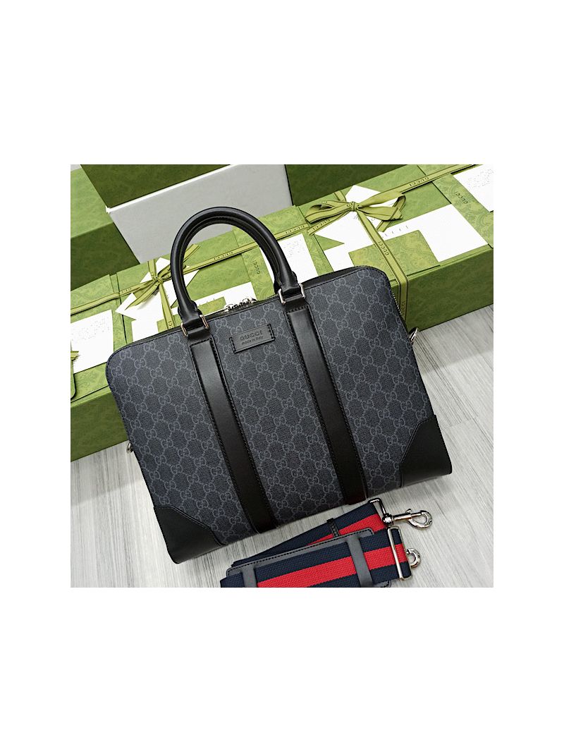 Gucci GG Black briefcase 474135
