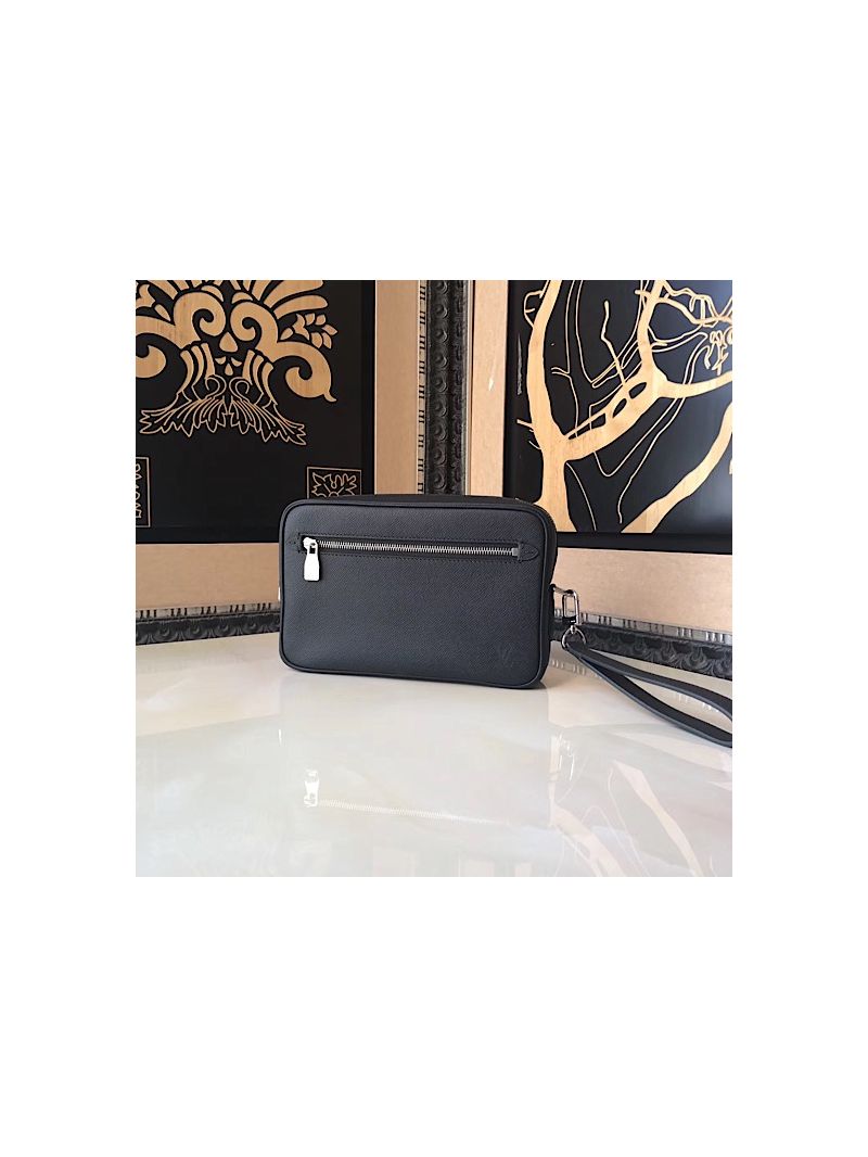 Louis Vuitton Kasai Clutch Taiga Leather M33409