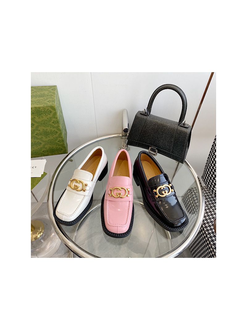 Gucci lug sole Interlocking G Loafer 701791