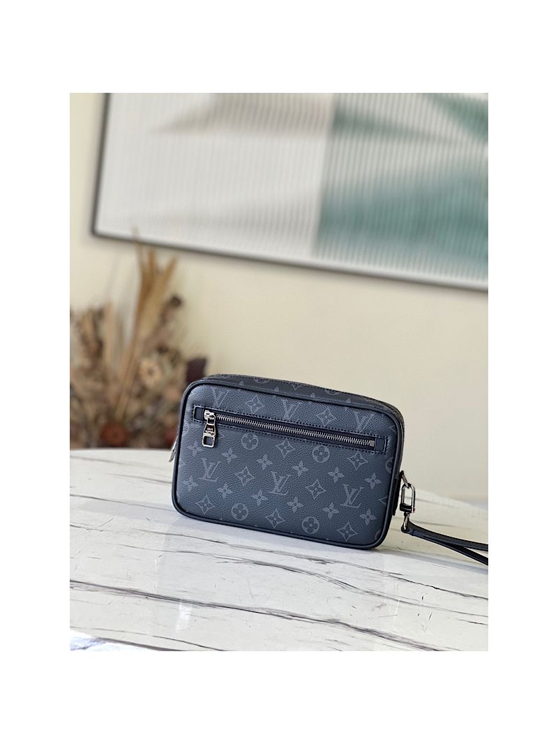 Louis Vuitton Kasai Clutch Monogram Eclipse M42838