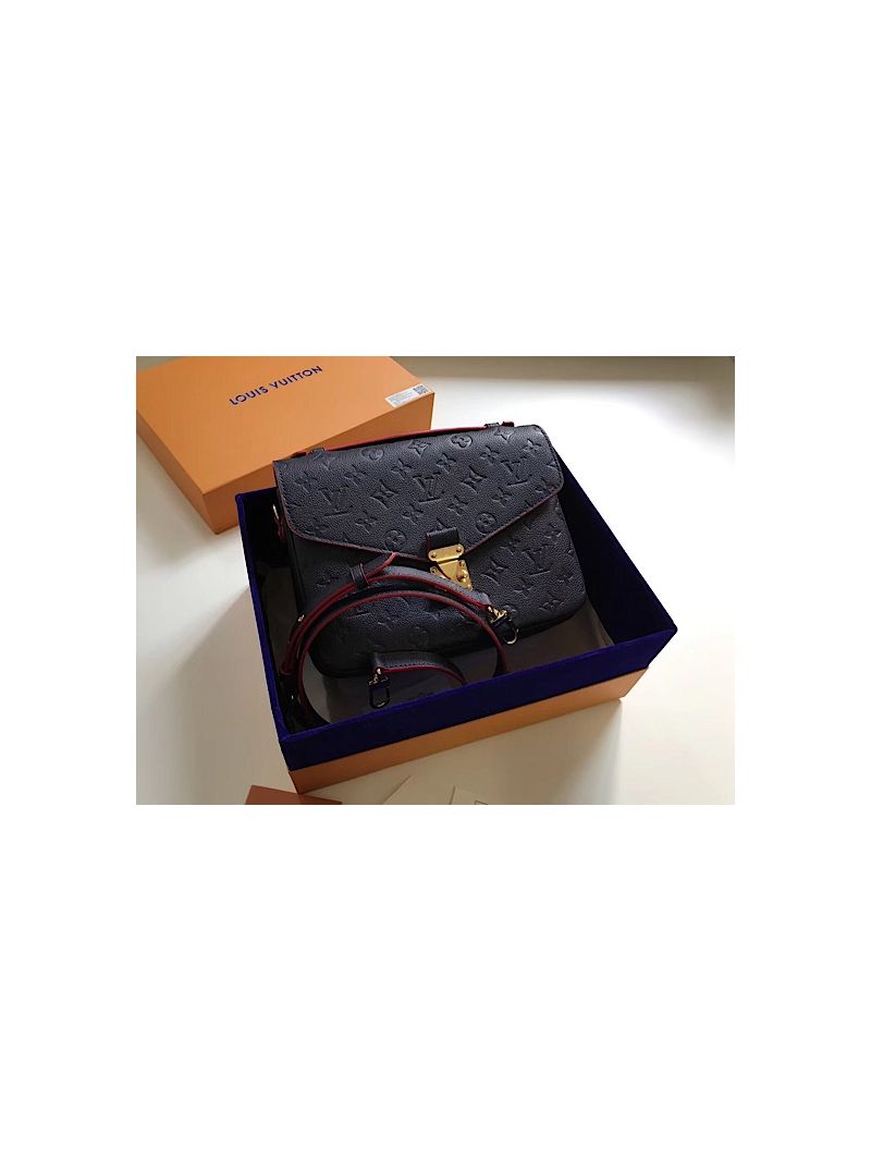 Louis Vuitton Pochette Metis Monogram Empreinte M44018 dark blue 