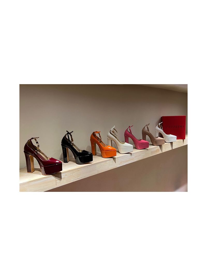 Valentino Garavani Tan-Go Platform Pump In Patent Leather 165mm WS0FK8V