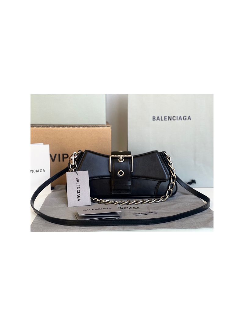 Balenciaga Lindsay Small Shoulder Bag With Strap 7011412 Black