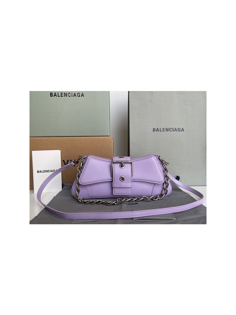 Balenciaga Lindsay Small Shoulder Bag With Strap 7011412 Lilac