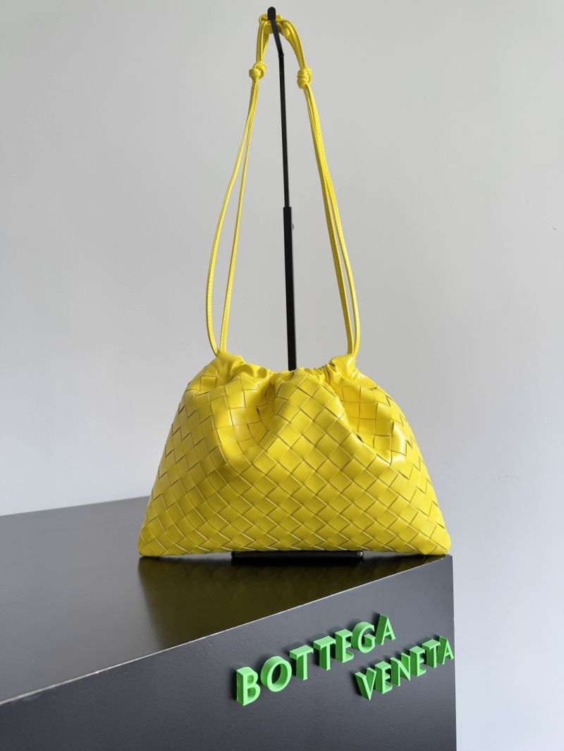 Bottega Veneta Medium Intrecciato Leather Dustbag in Calfskin Yellow 796728V3IV1