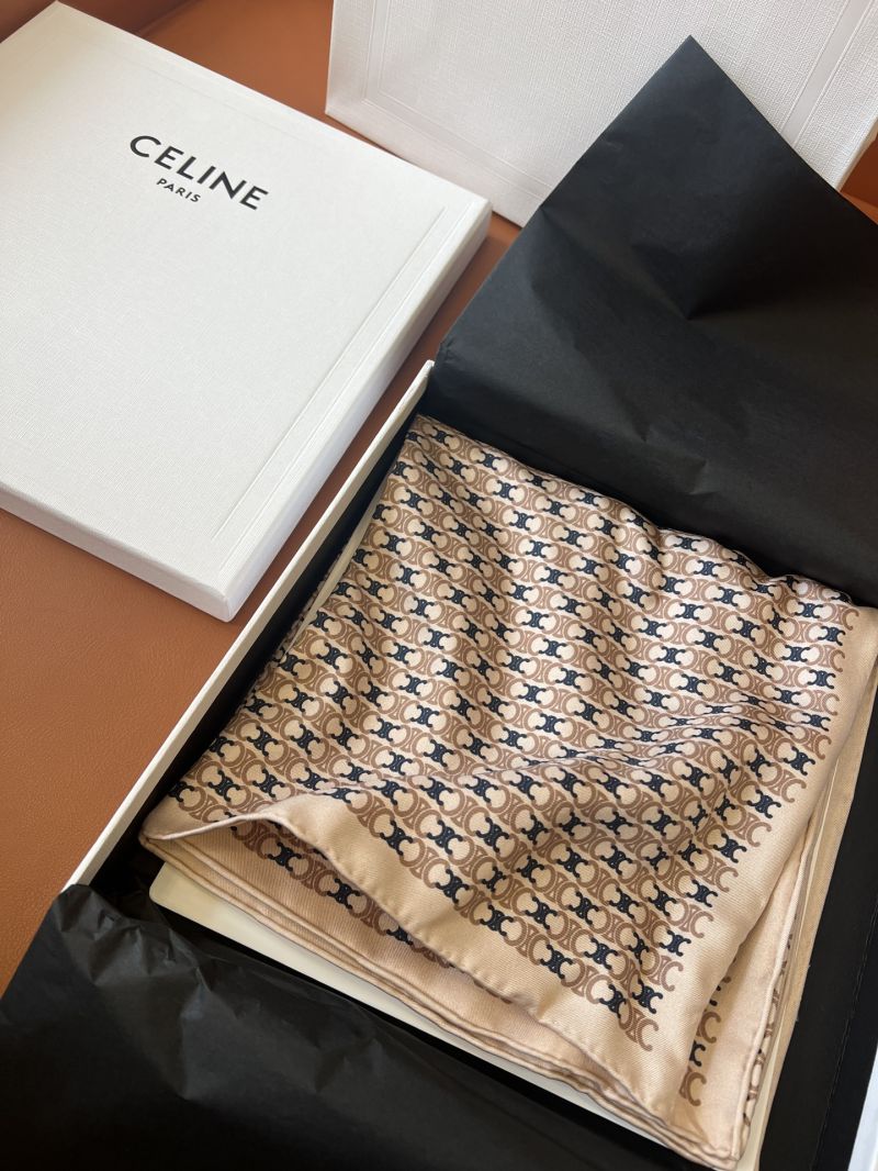 Celine TRIOMPHE Silk Scarf 90x90cm