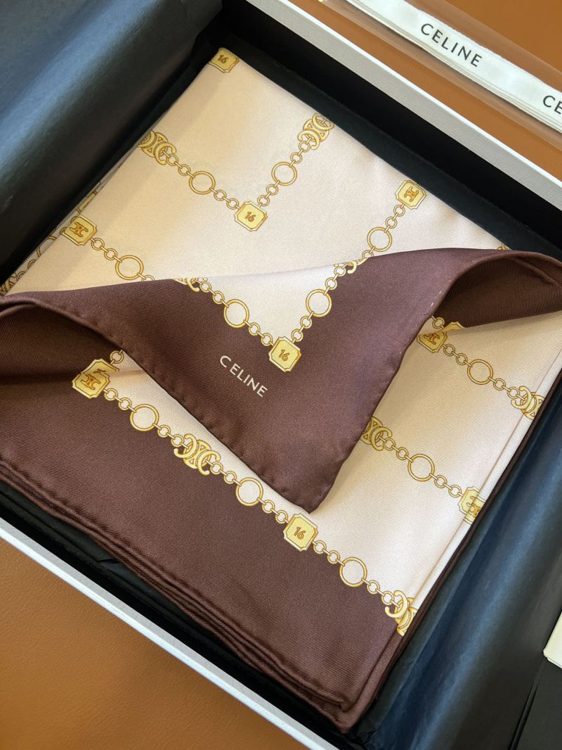 Celine Arc de Triomphe Silk Scarf 90x90cm