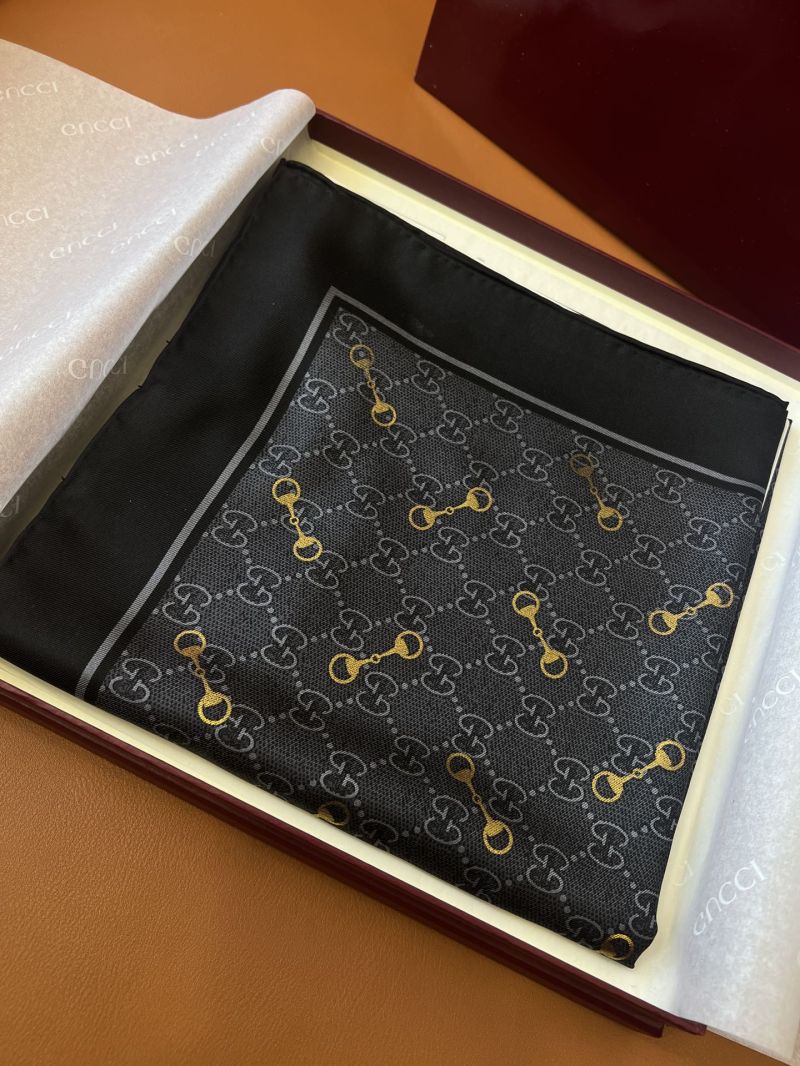 Gucci Horsebit Silk Scarf 90x90cm