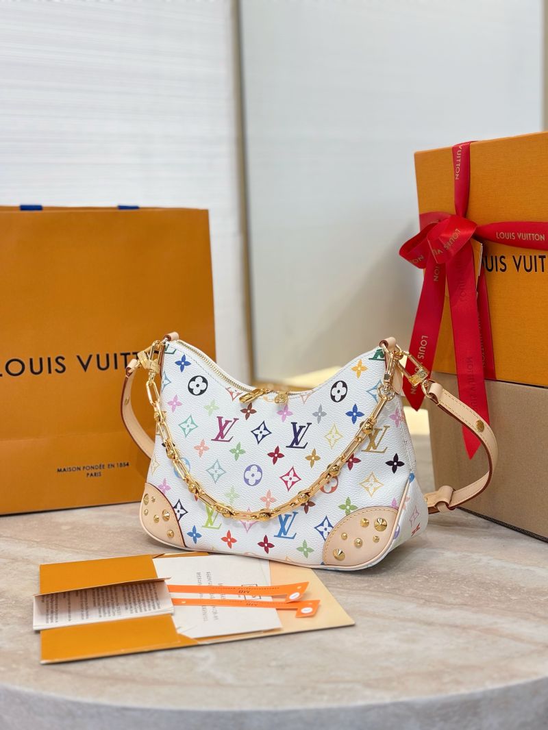 Louis Vuitton Boulogne NM in Monogram Multicolore White Canvas M45831