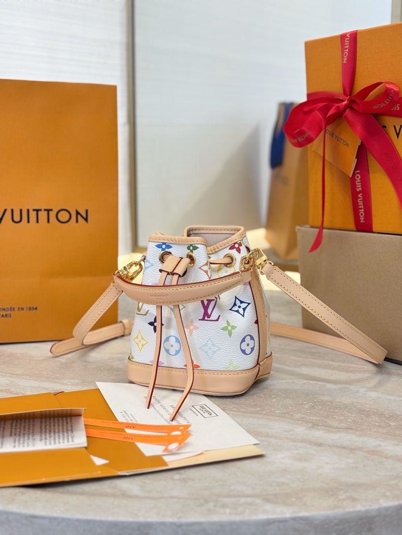 Louis Vuitton Nano Noé in Monogram Multicolor White M81266