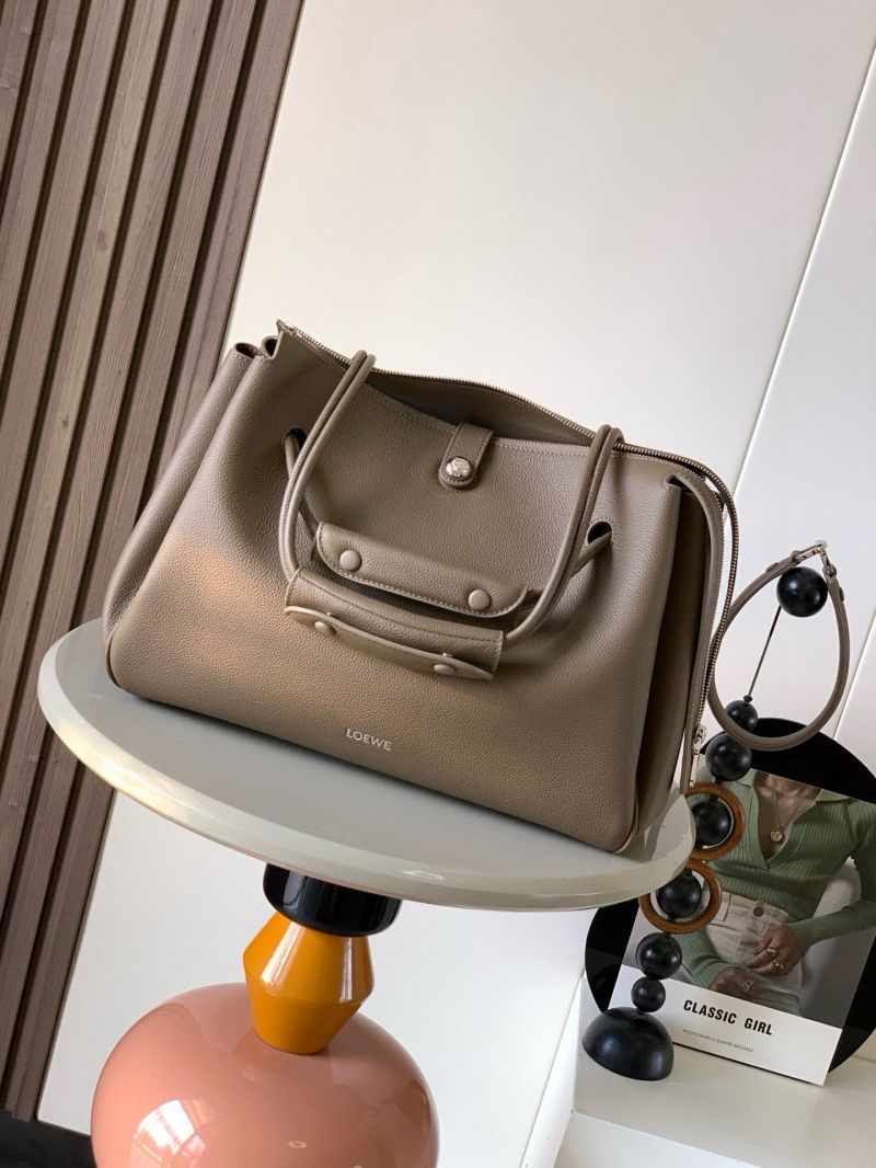 Loewe Madrid in Supple Grained Calfskin Taupe AACOSPBX07