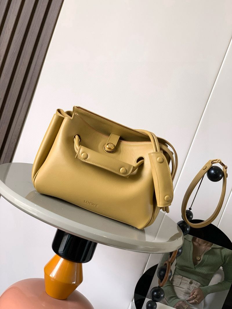 Loewe small Madrid in Supple Calfskin Desert Yellow AANBAB2X01