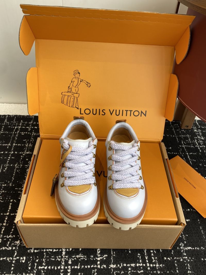 Louis Vuitton LV Remix Derby Calf Leather Hiking Boots 1AINXU Blue