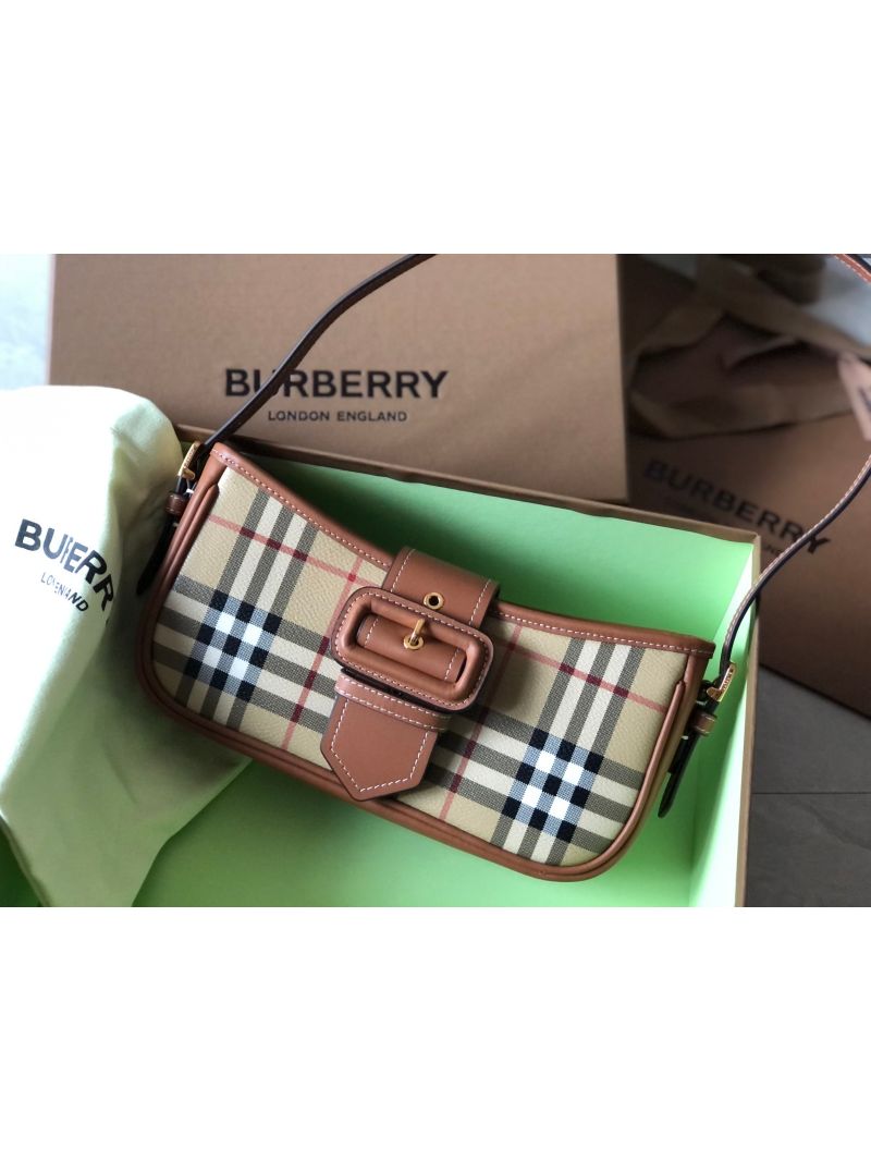 Burberry Check Sling Bag 81097961 Archive beige Brown