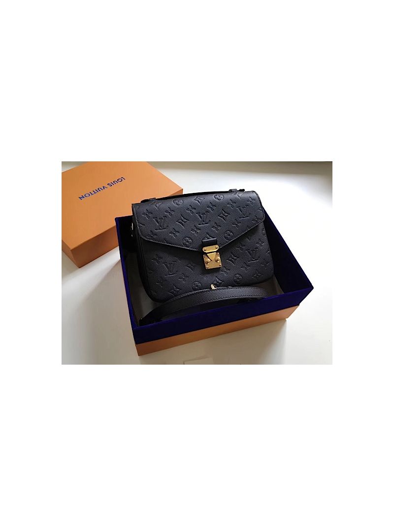 Louis Vuitton Pochette Metis Monogram Empreinte M41488 black